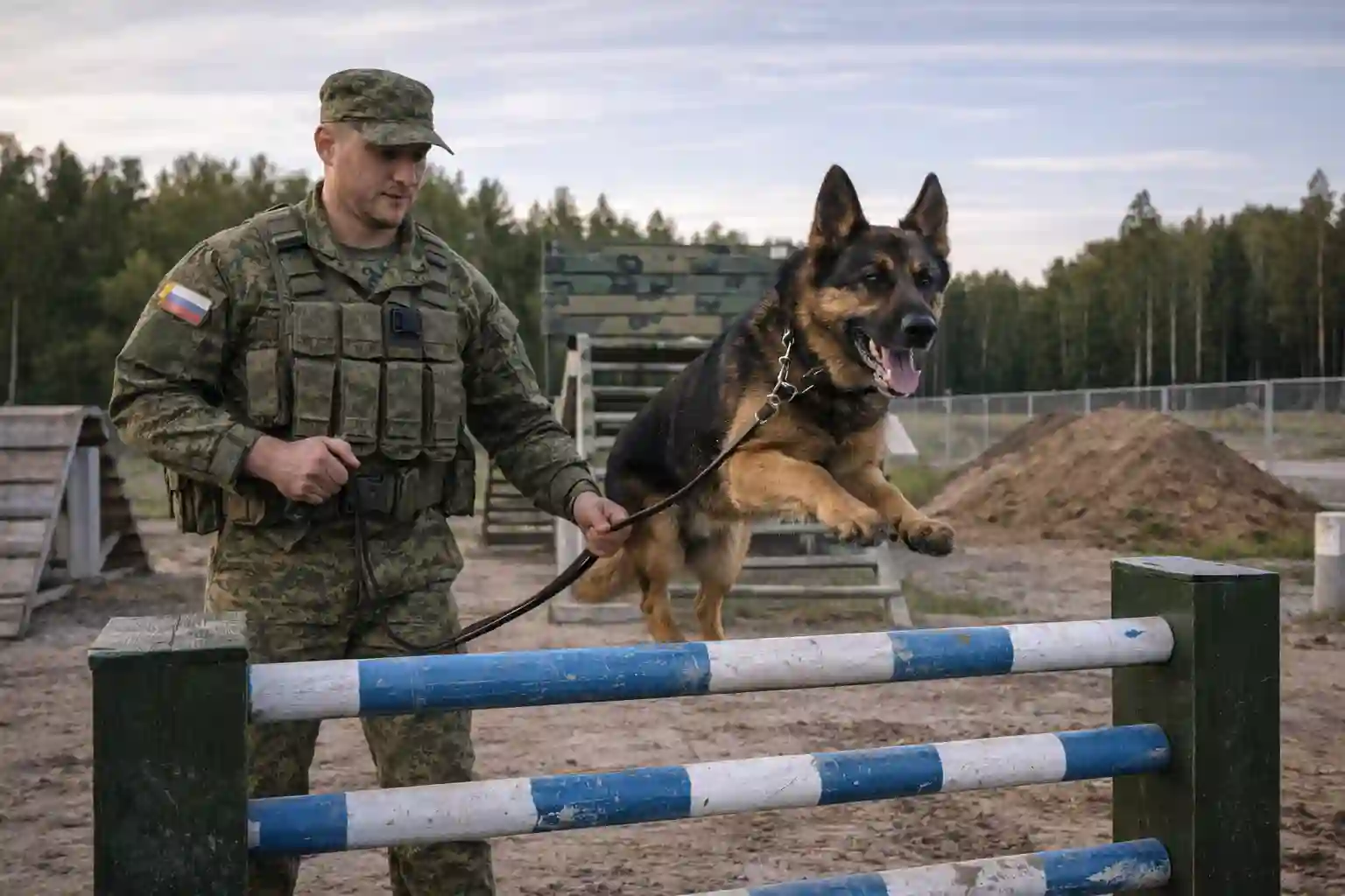 Кинолог на СВО — охрана объектов со служебной собакой