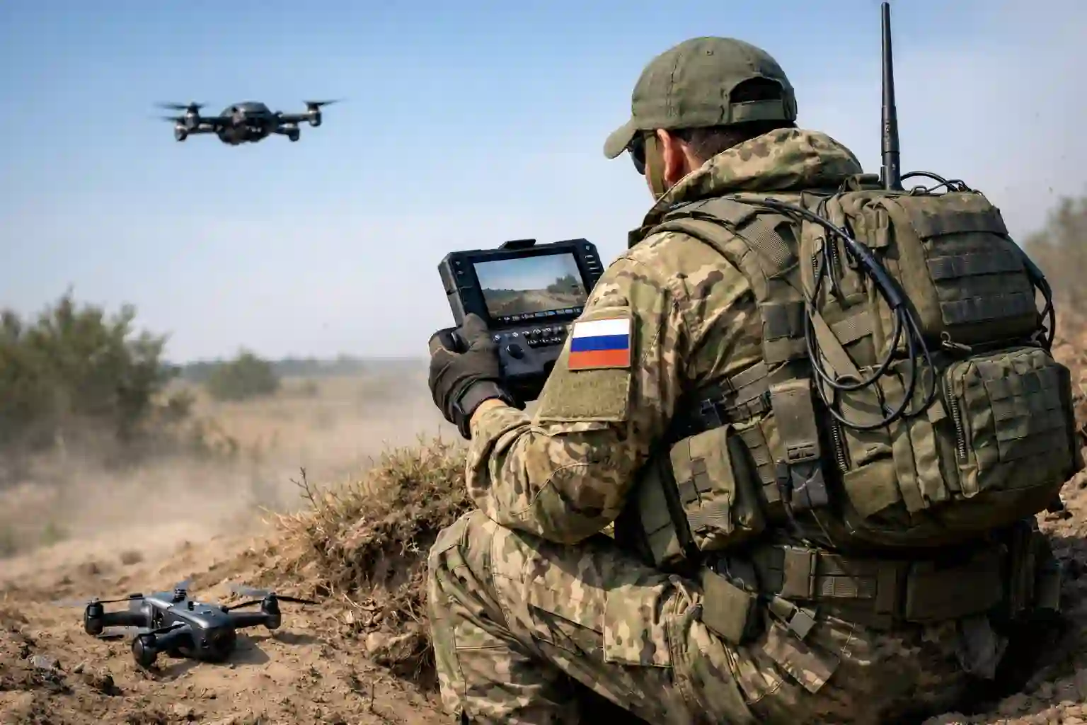 Подготовка операторов FPV дронов в центре Рубикон — полигонные учения